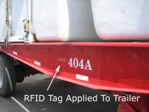 SupHerb Farms RFID Tag On Trailer